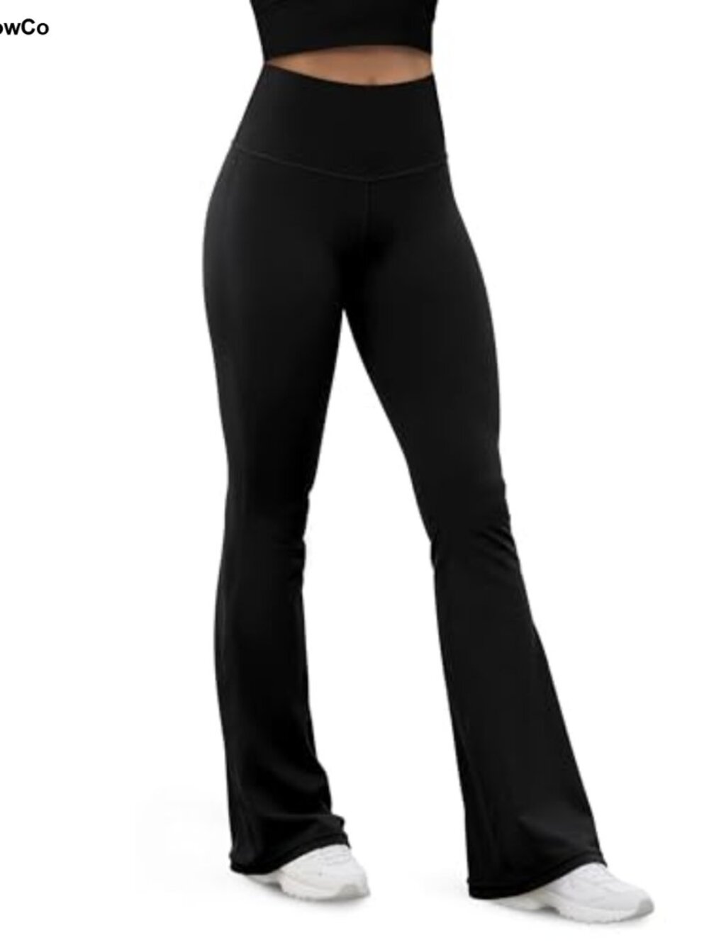 High Waist Tummy Control Flared Yoga Pants 2.0 Bootcut Leggings with Inner